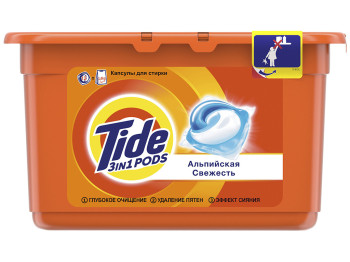 Жидкий гель в растворимых капсулах TIDE Альпийская свежесть 12х22.8г