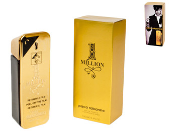 Туалетна вода (ліц.) чоловіча Paco Rabanne "1 Million" Eau De Toilette 100мл