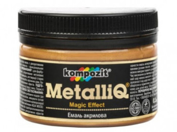 Емаль акрилова MetalliQ "Червоне золото" 0,1л