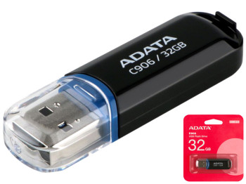 USB флеш-накопитель A-Data C906 32GB, цвет черный