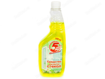 Средство для мытья стекол Five Весенние цветы с спиртом (запаска), 500мл (62734)