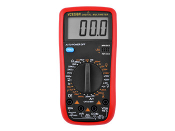 Цифровой мультиметр VC9208N, HOLD, измерение AC/DC, частоты, NCV