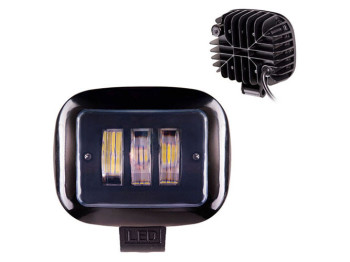 Фара рабочего света SPOT 3Led х 10W (110х95х50) 10-30V, 30W, 6000K (WLP-30S4)