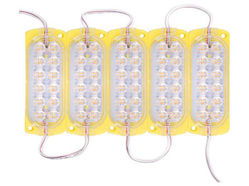 Лента Модуль 2835 Yellou (12 led 24V) (цена за 5 модулей в ленте)