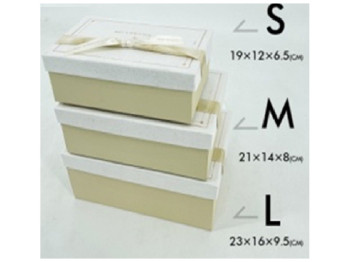 Набор коробок подарочных Minimalism, 23х16х10/21х14х8/19х12х7см (цена за набор 3шт)
