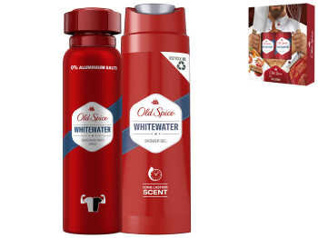 Набір подарунковий Old Spice Whitewater (Аерозольний дезодорант 150мл+Гель для душу 250мл)