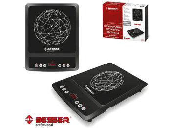 Електроплита індукційна Besser склокерамічна 2000W 28x36см