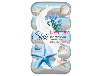 Крем-мило туалетне Shik Nectar Морські мінерали (ціна за 5шт по 70г)