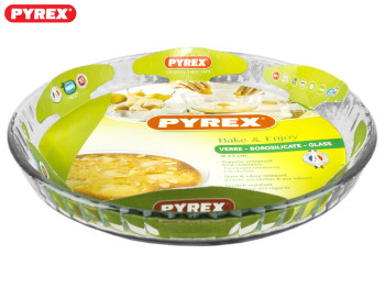 Противень термостекло Pyrex 27см круглый 00766