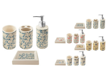 Набор в ванную News керамический (цена за набор 4 предмета)