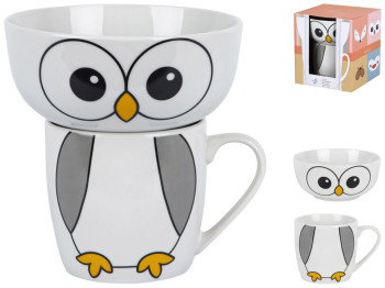 Набор посуды детской Limited Edition Happy Owl (цена за упаковку 2 предмета) 45609