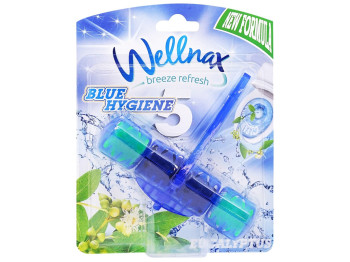 Туалетный блок для унитаза Wellnax -Синяя вода Эвкалипт BLK-991, 50г
