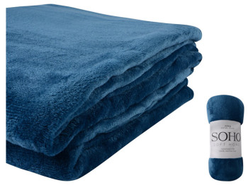 Плед Soho Royal blue, 150x200см, 6900068787247