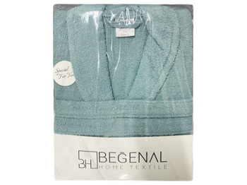 Халат банний Soho Magical turquoise, розмір ХL, бавовна 100%, 8690068922837