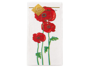 Серветки паперові тришарові Luxy MINI Квітка перемоги, 33×33 см, 10 шт