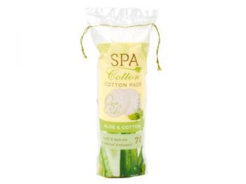 Ватные диски Spa Cotton "Naturee Aloe&Cotton" 70шт 50123
