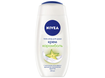 Гель-догляд для душу Nivea "Крем Карамболь" 250мл