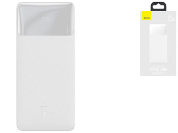 Power Bank Baseus Bipow 15W 10000 mAh Cable USB to Micro 25cm (PPBD0500xx) Цвет Белый, 02