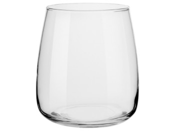 Ваза Trendglass Olav, циліндрична форма, скло, 22,7см, колір прозорий