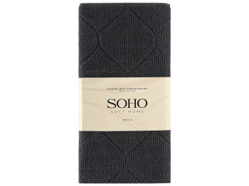 Коврик для сушки посуды Soho Gray Stitch, полиэстер, 38×51см, цвет серый