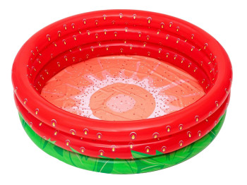 Басейн дитячий надувний Полуниця Kiddie Pools. Bestway 51145