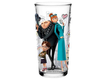 Стакан детский Миньоны высокий 230мл 34437