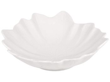 Блюдо Aster, порцеляна, 23×21×6см, колір білий