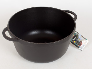 Кастрюля чугунная эмал. мат.  26x13см 5.5л