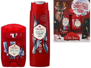 Набір подарунковий для чоловіків Old Spice Deep Sea (твердий дезодорант 50мл+гель для душу 250мл)