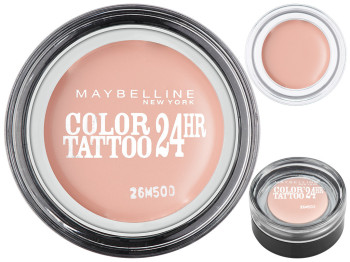 Крем-тени для век гелевые Maybelline New York "Color Tattoo 24ч" матовый тон 91 (розовый крем) 4,5г