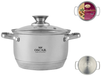 Кастрюля Oscar Grand, 18см, 3л, с крышкой, 6900068095014