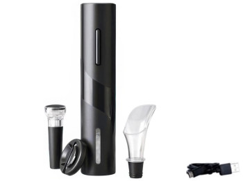 Штопор електричний, 9х24х5,5см (без батарейок 4шт AA)