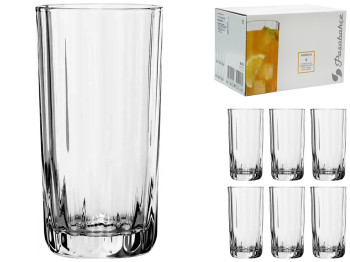 Набор стаканов Pasabahce Antalya, высокие, 305мл (цена за набор 6шт)