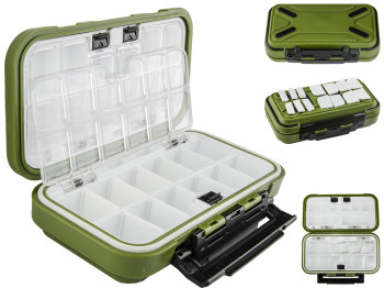 Коробка для снастей зі знімними перегородками Sams fish 24 лунки 16,7х9,5х5см