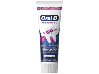 Зубная паста Oral-B Pro Junior Нежный Вкус, для детей от 6 до 12 лет, 75мл