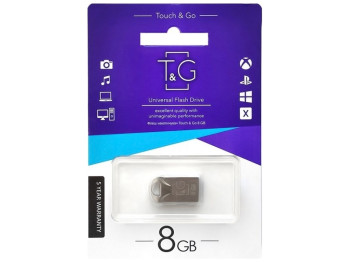 USB флеш-накопичувач T&G 8gb Metal 106, Сталевий