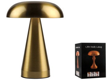 Лампа Настольная F89015 1200 мАч, цвет золотой