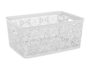 Кошик ажурний Violet House White №1 без кришки 5л 0501 20012