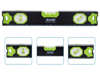 Рівень Alloid Pro 40 см, алюмінієвий корпус, 3 капсули, магнітна основа