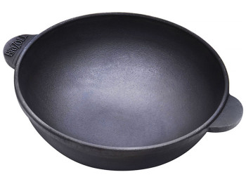 Сковорода чугунная WOK Brizoll HoReCa 22,6х19х6,3см НW18