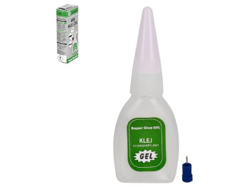 Клей Super Glue Gel, миттєве схоплювання, універсальний, ціаноакрилат, 6г