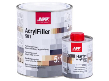 Грунт акриловый App 2K HS Acrylfiller 501, 5:1, с отвердителем, 1 л + 0.2 л