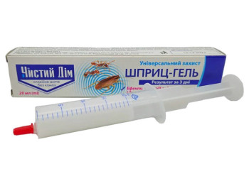 Шприц - гель Чистый Дом от тараканов и муравьев, 20мл