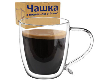 Чашка з подвійною стінкою 540мл