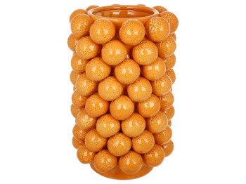 Ваза Orange, фарфор, 26х26х44см, цвет оранжевый