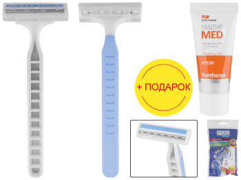 Станки для бритья Cool Men с плавающей головкой 5шт+крем Panthe Med 20мл