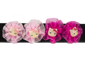 Резинка для волосся "Бант Hello Kitty" міні (ціна за 2шт)