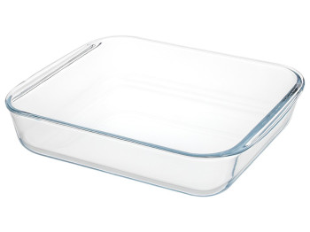 Форма для запекания стеклянная прямоугольная, 22×24×5см, 1800мл, прозрачная