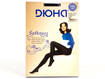 Колготы женские капроновые 100DEN "Softness" 185-3 размер 3 (цвет черный) Дюна