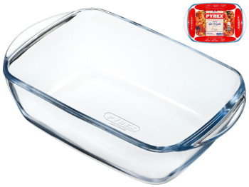 Форма для запікання Pyrex Air Fryer, прямокутна, боросилікатне скло, 1,2л, 23×15×7см